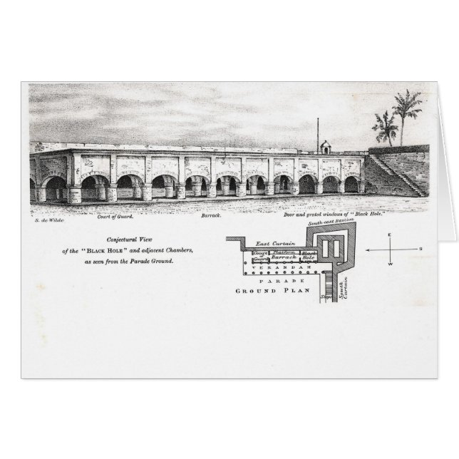 Vieux Fort William, Calcutta (Devant horizontal)