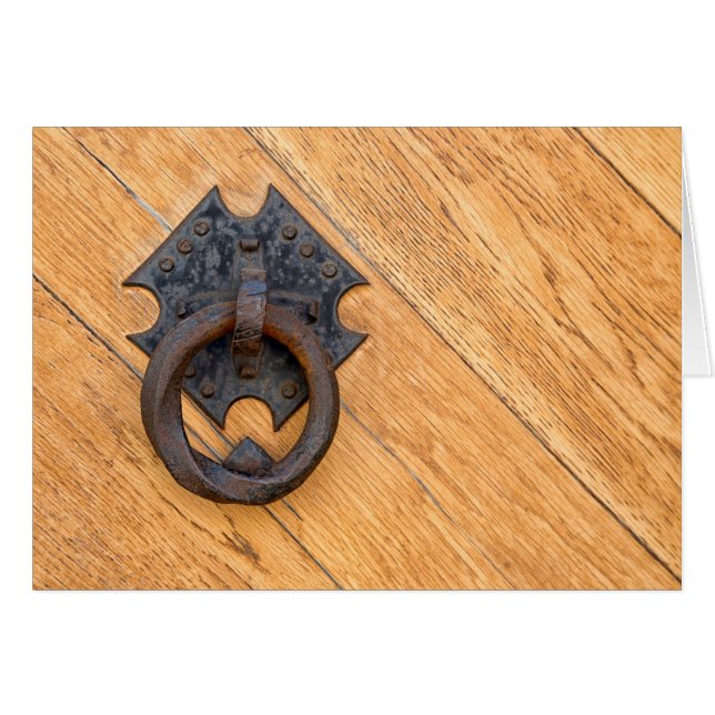Vieux frappeur de porte (Devant horizontal)