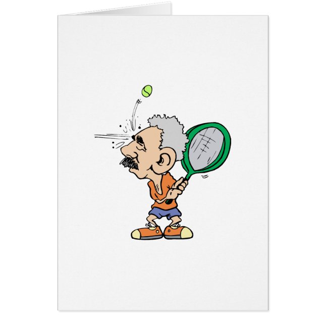 Vieux joueur de tennis (Devant)