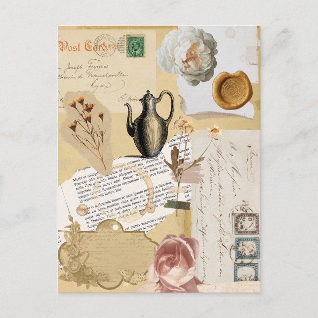 Vieux journaux Victorian époque carte postale vint (Devant)