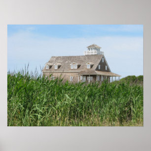 Vieux Lifesaving Station Outer Banks NC Poster