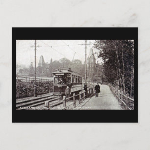 Vieux Londres Carte Postale Alexandra Palace Tramw