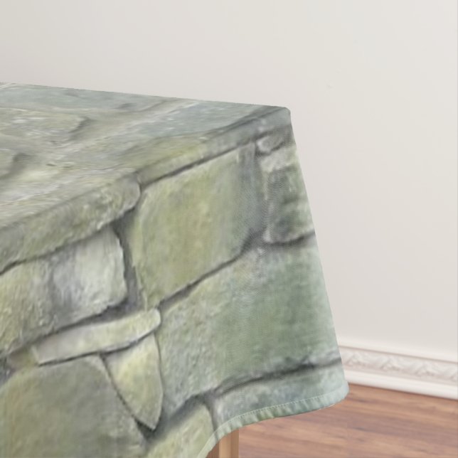 Vieux motif de mur en pierre, nappe rustique (In Situ)