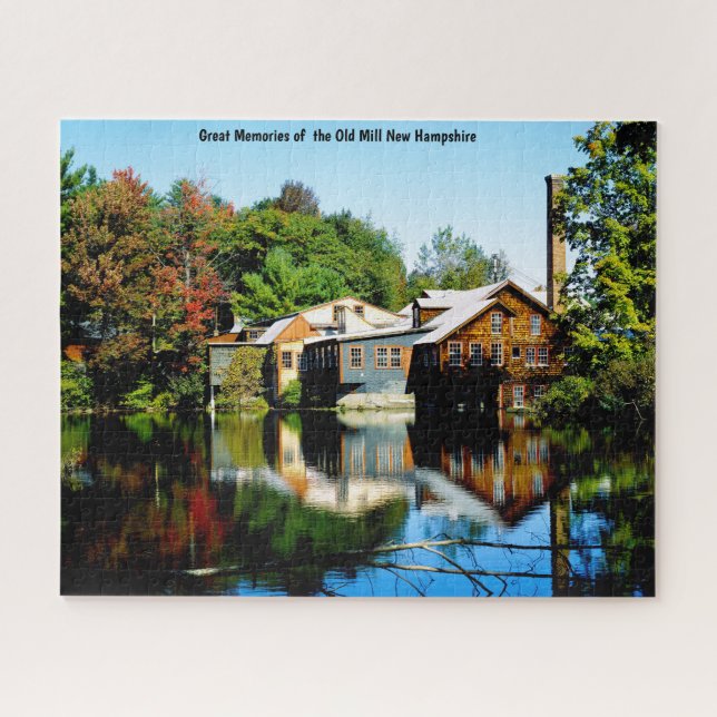 Vieux Moulin New Hampshire. Puzzle (Horizontal)