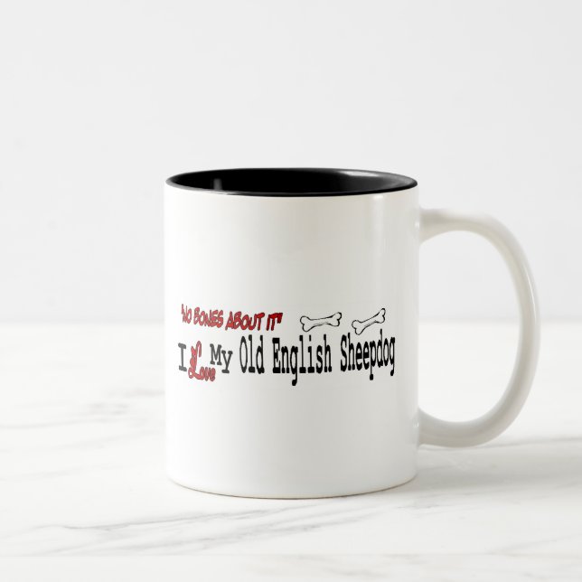 Vieux mouton anglais (I Love) Mug (Droit)