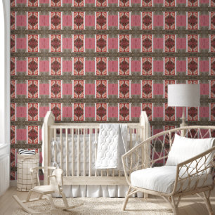 Vieux mur rose, blanc et gris petit
