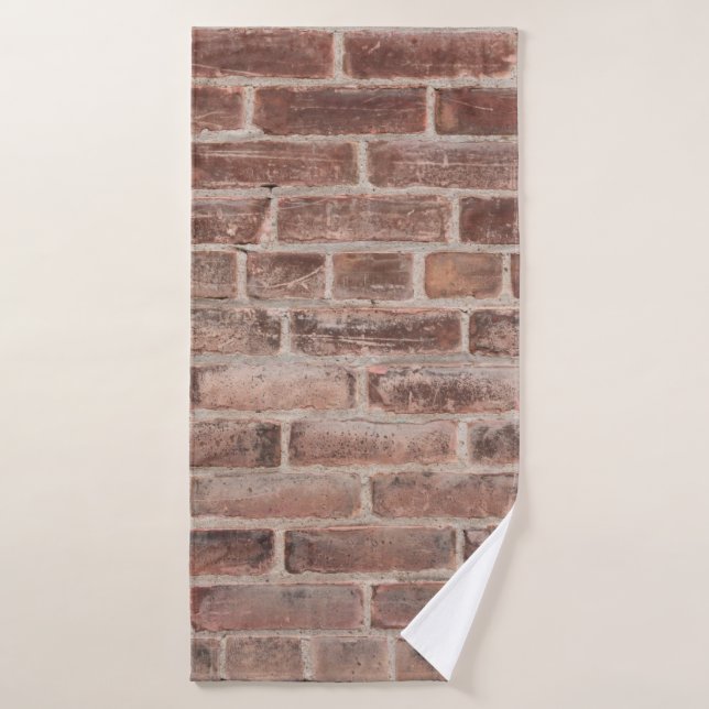 Vieux mur Texturewall, abstrait, vieilli, architec (Serviette de bain)