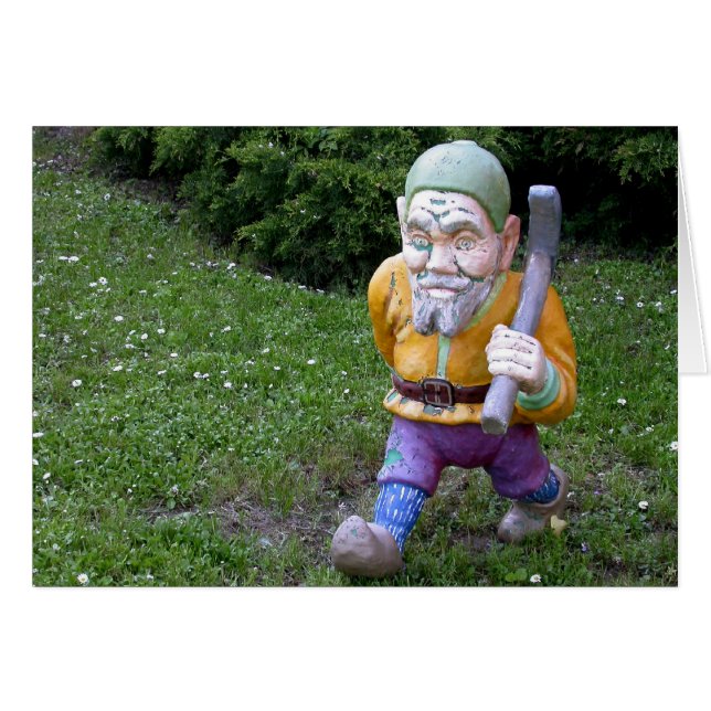 Vieux Nain de Jardin Pitman (Devant horizontal)