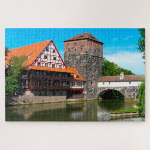 Vieux Nuremberg Allemagne. Puzzle