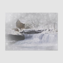 Vieux papier de soie de soie du moulin 10lb, blanc