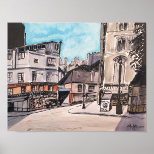 Vieux Paris France- Poster