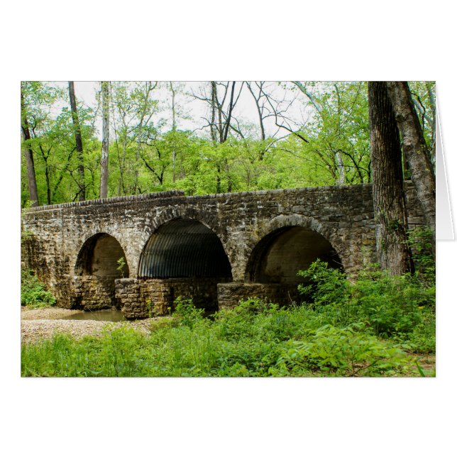 Vieux pont à la rivière de Cuivre (Devant Horizontal)