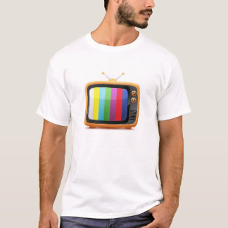 Vieux rétro T-shirt de télévision