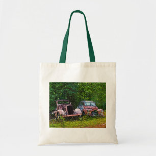 Vieux sac fourre-tout à voitures