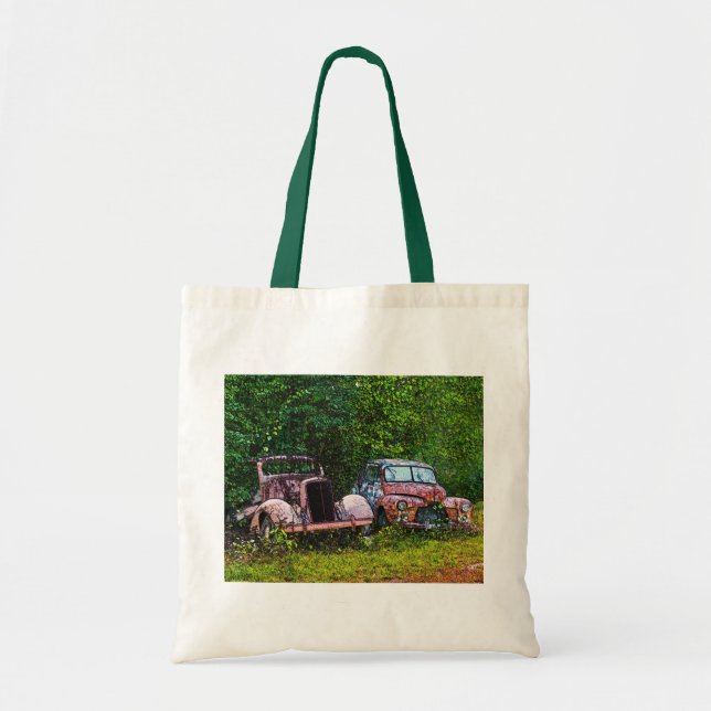 Vieux sac fourre-tout à voitures (Devant)