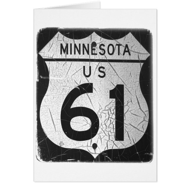 Vieux signe de la route 61 (Devant)