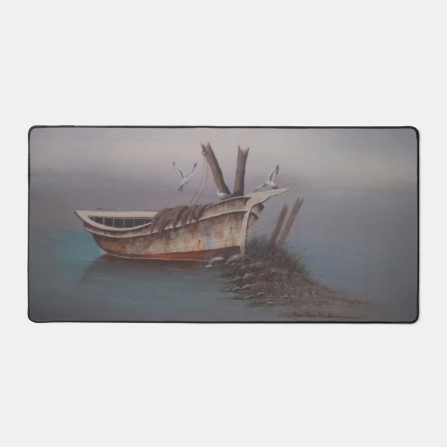 Vieux Skiff Desk Mat (Recto)