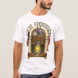 Vieux T-shirt de balancier de juke-box