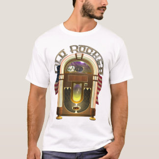 Vieux T-shirt de balancier de juke-box