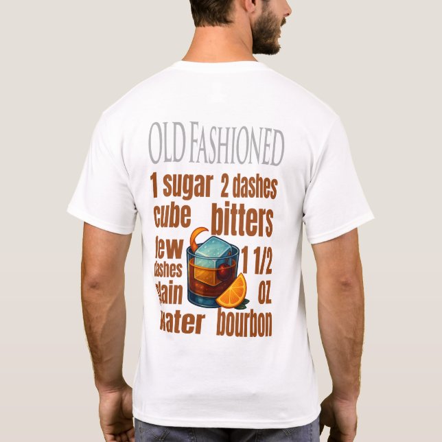 Vieux T-shirt de Classic Whiskey (Dos)