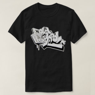 VIEUX T-SHIRT DE GRAFFITI DE HIP HOP DE SKOOL