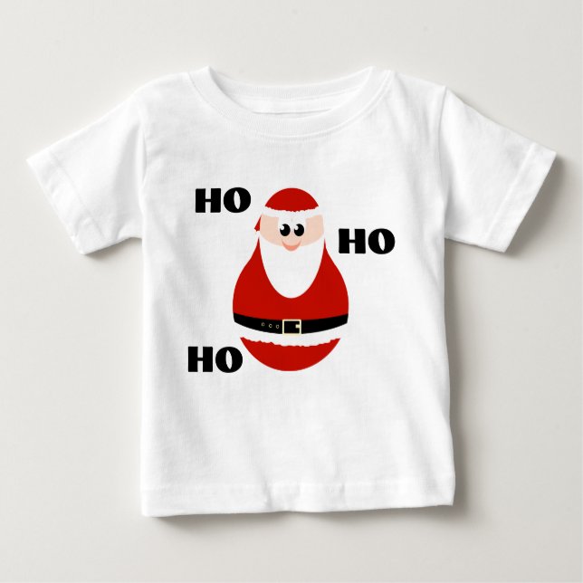 Vieux T-shirt gai d'enfants de Père Noël (Devant)