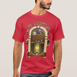 Vieux T-shirts de balancier de juke-box