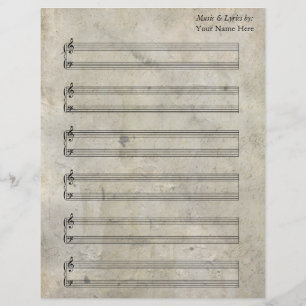 Vieux tôle vierge Musique Piano stèles