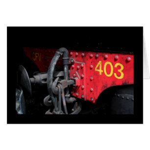 Vieux Train à vapeur Le Mastrou 403 Carte Moteur à