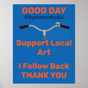 Vieux vélo, ajouter ou modifier du texte Poster