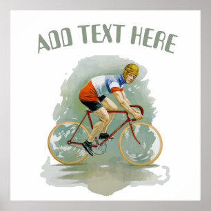 Vieux Vélo, ajouter une affiche de texte
