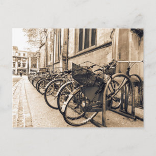 Vieux Vélos Vélos en Oxford Carte Postale
