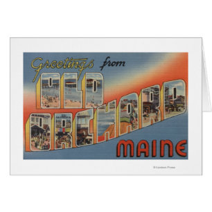 Vieux verger, Maine - grandes scènes de lettre