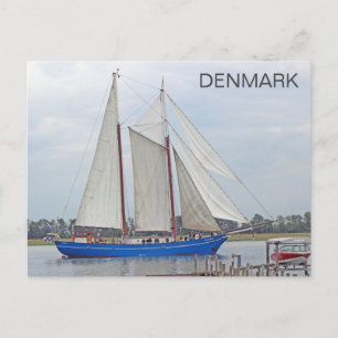 Vieux voilier, Danemark Carte postale !
