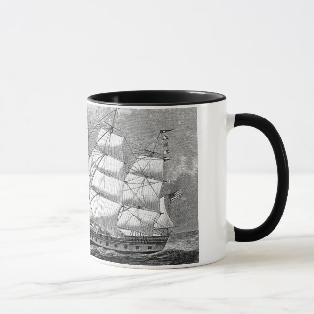Vieux voilier Mug (Droite)