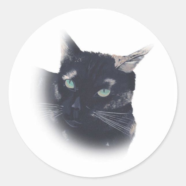 Vignette de Tortoise Shell Stickers Visage de chat (Devant)