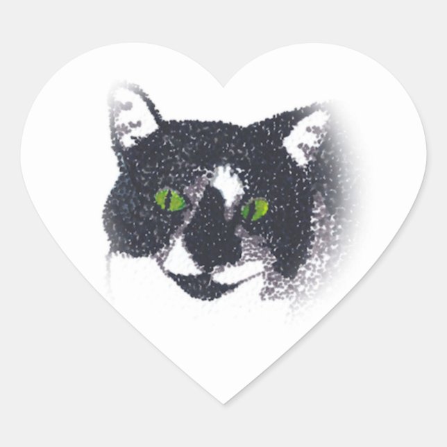 Vignette de Tuxedo Stickers Visage Chat (Devant)