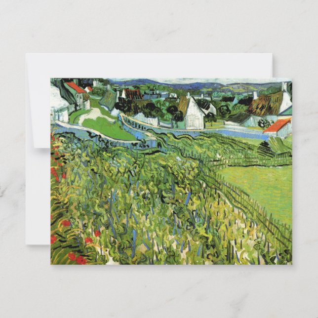 Vignobles avec vue sur Auvers de Vincent van Gogh (Devant)