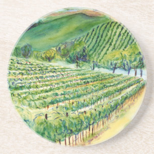 Vignobles de Californie Paysage Dessous de verre d