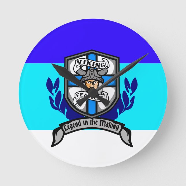 Viking Fearless - Horloge murale (Recto)