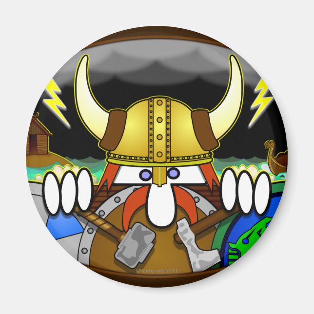 Viking Kilroy Magnet (Devant)