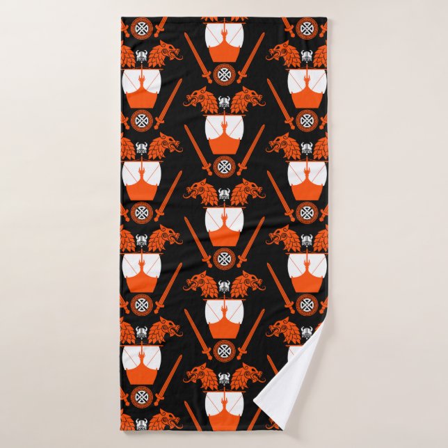 Viking Norsemen (Serviette de bain)