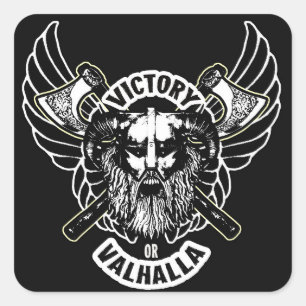 Viking - Stickers Victoire ou Valhalla