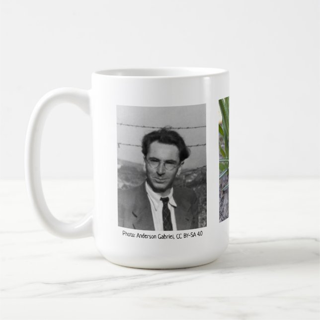 Viktor Frankl Inspiré Mug par RoseWrites (Gauche)