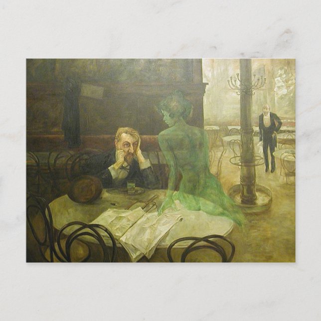 Viktor Oliva : Carte postale Absinthe Drinke (Devant)