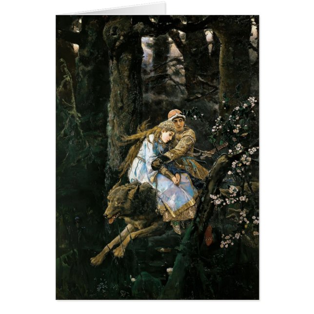 Viktor Vasnetsov- Ivan Tsarevich montant le loup (Devant)