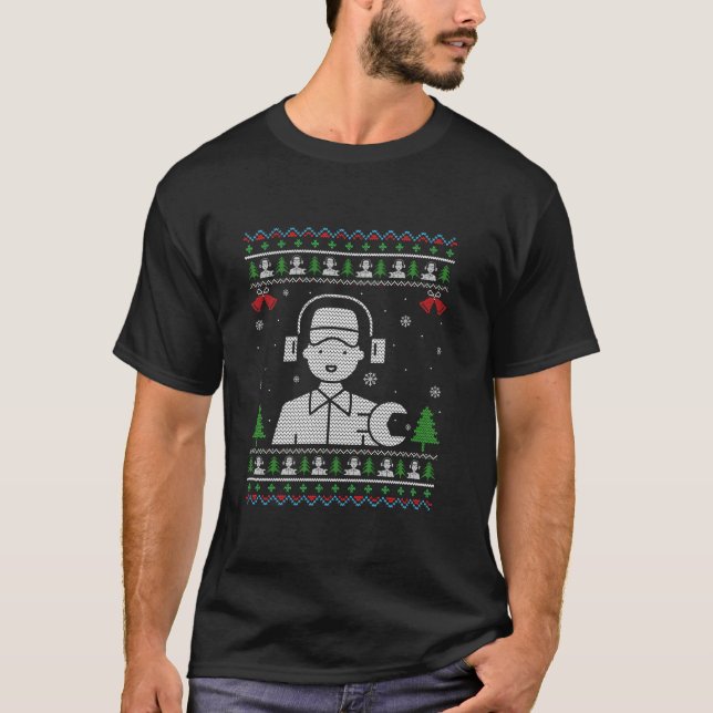 Vilain Noël Design ER Tech Vilain Sweat de Noël Fu (Devant)