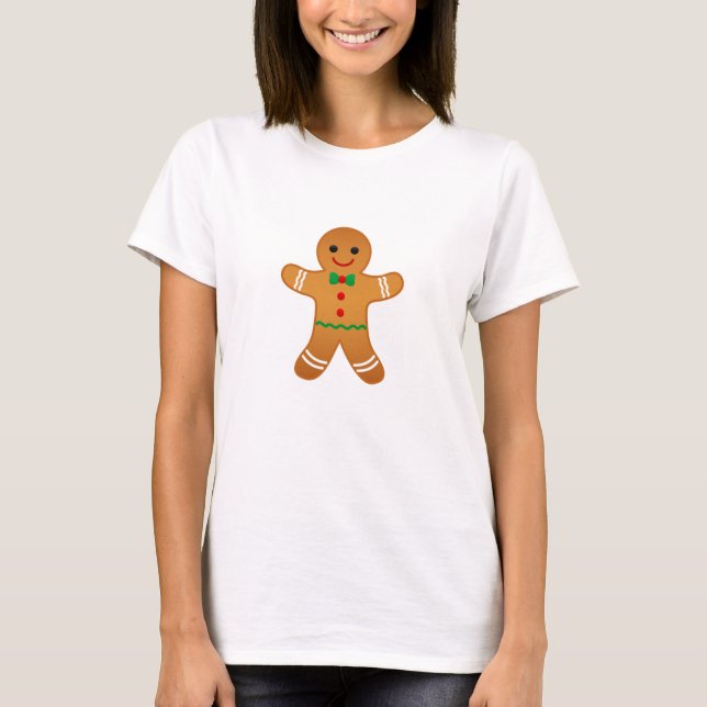 Vilain pain d'épice de Noël Hommes T-shirt (Devant)
