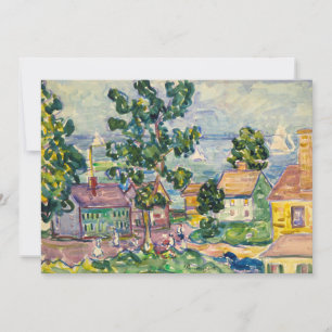 Village côtier de la Nouvelle-Angleterre   Maurice