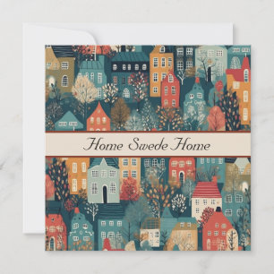 Village Cozy Hygge Art Folklorique Nordique, perso